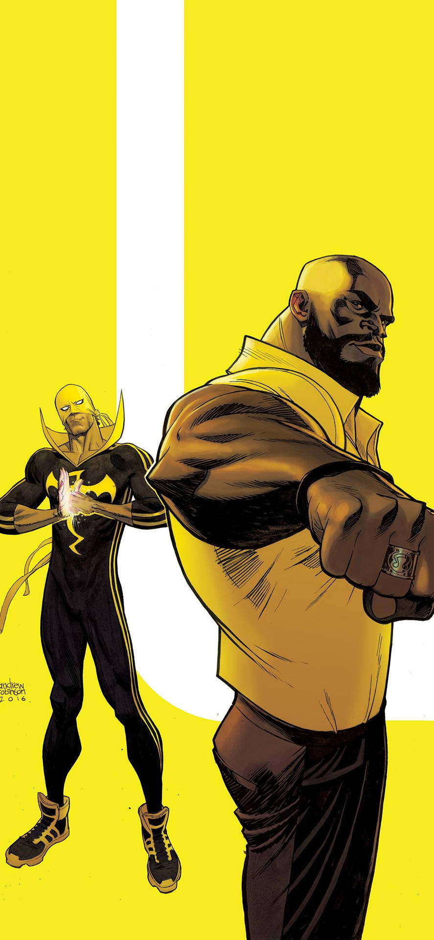 Power Man Iron Fist Marvel Iphone X Wallpaper