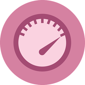 Power Meter Icon Purple Background PNG