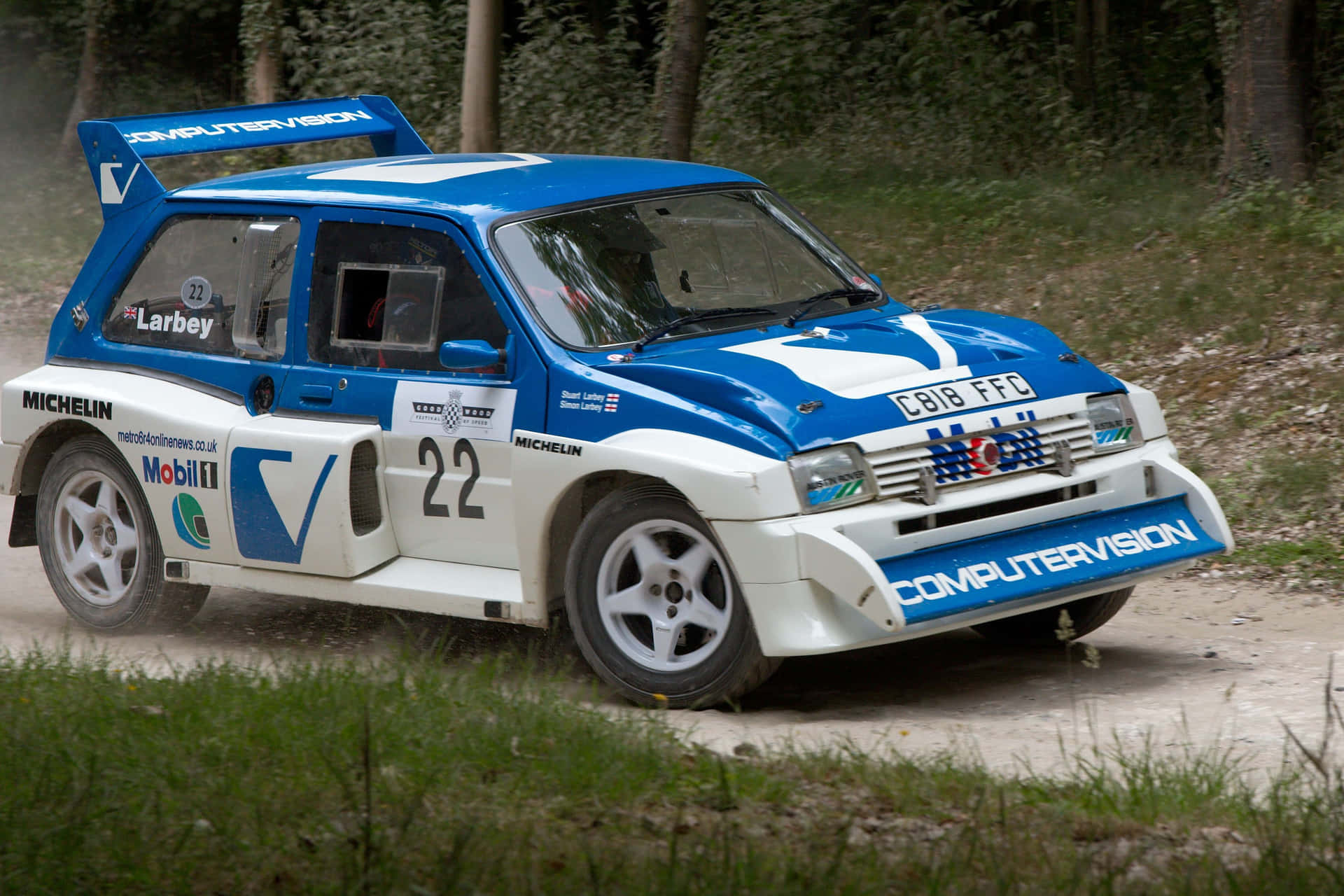 Power On Wheels - Mg Metro 6r4 Rally Car Wallpaper