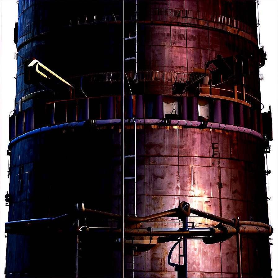 Power Plant Smokestack Png Fvk PNG