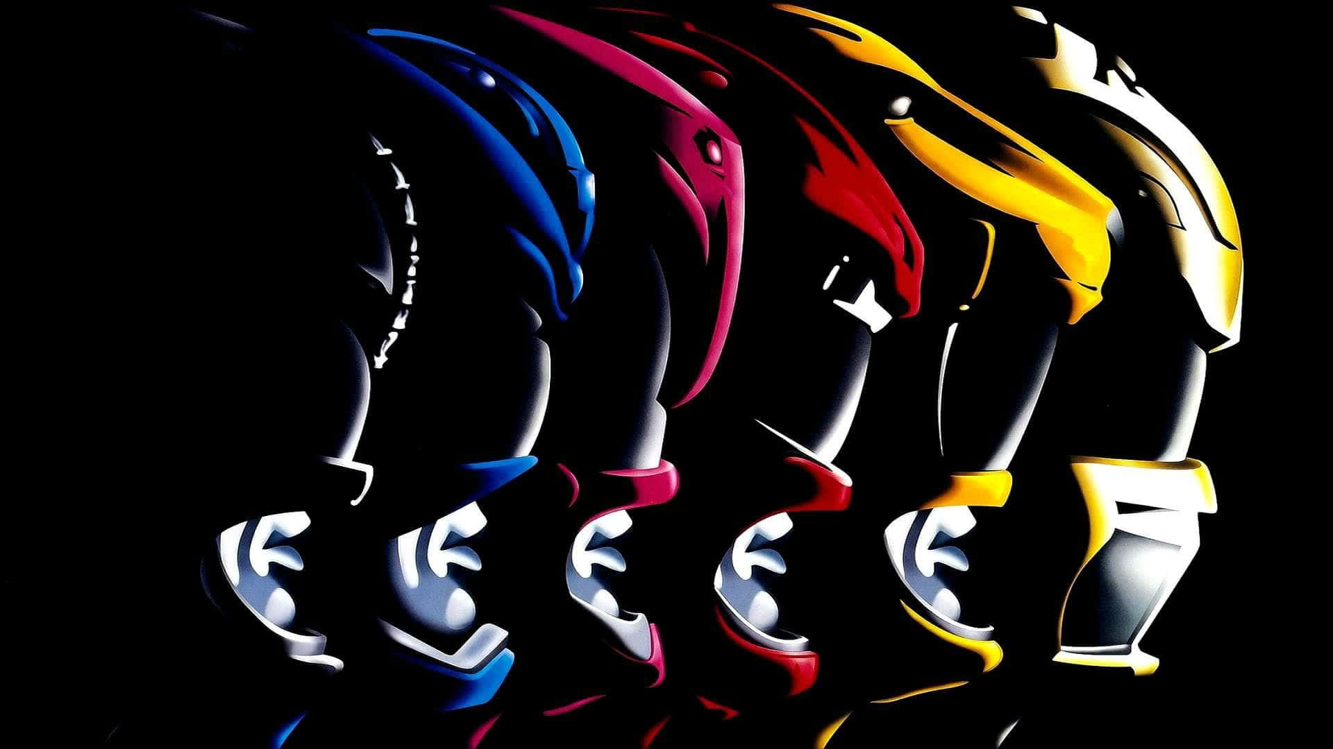 Epic Battle Pose of the Power Rangers