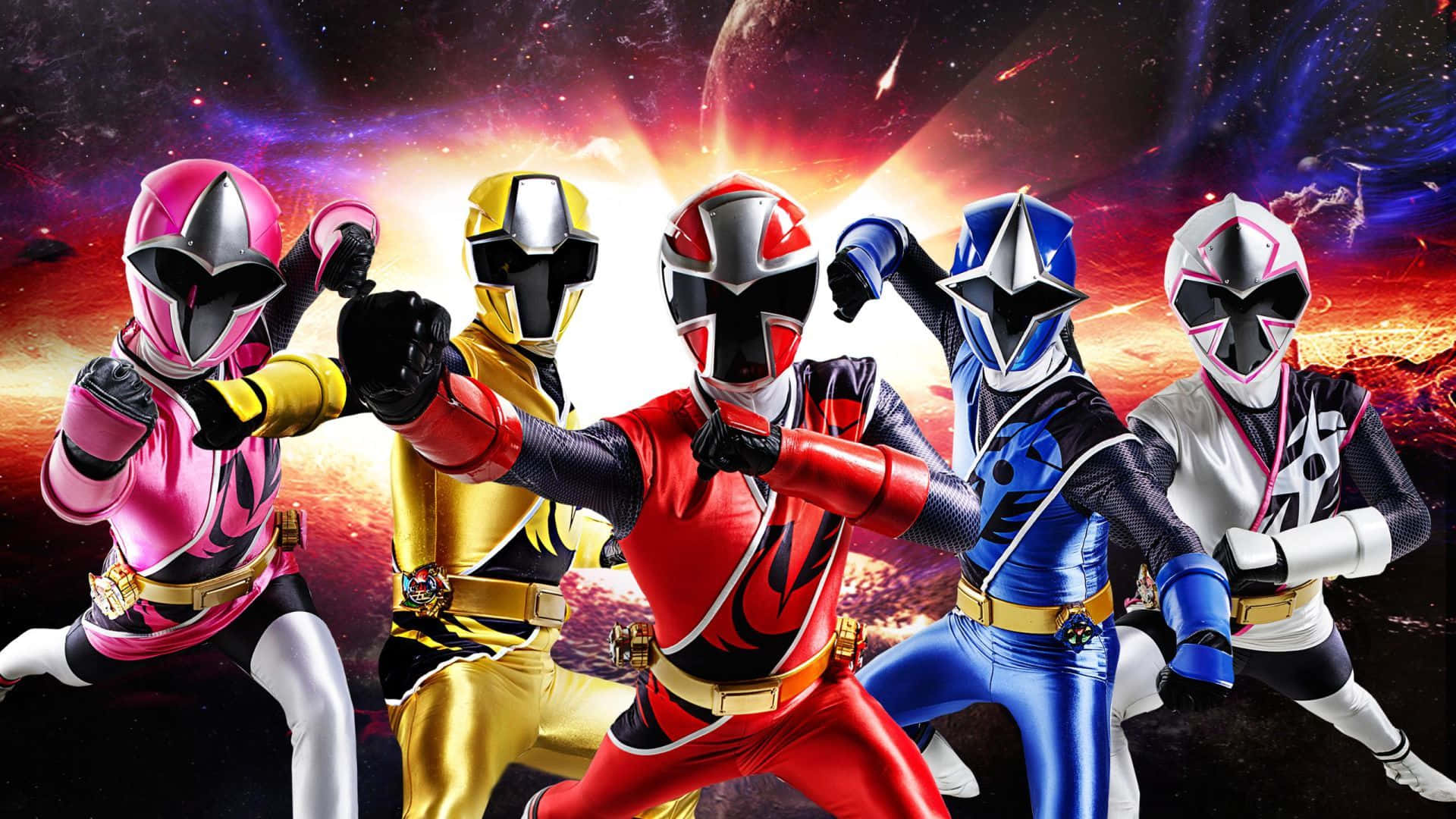 Power Rangers Team United in Action