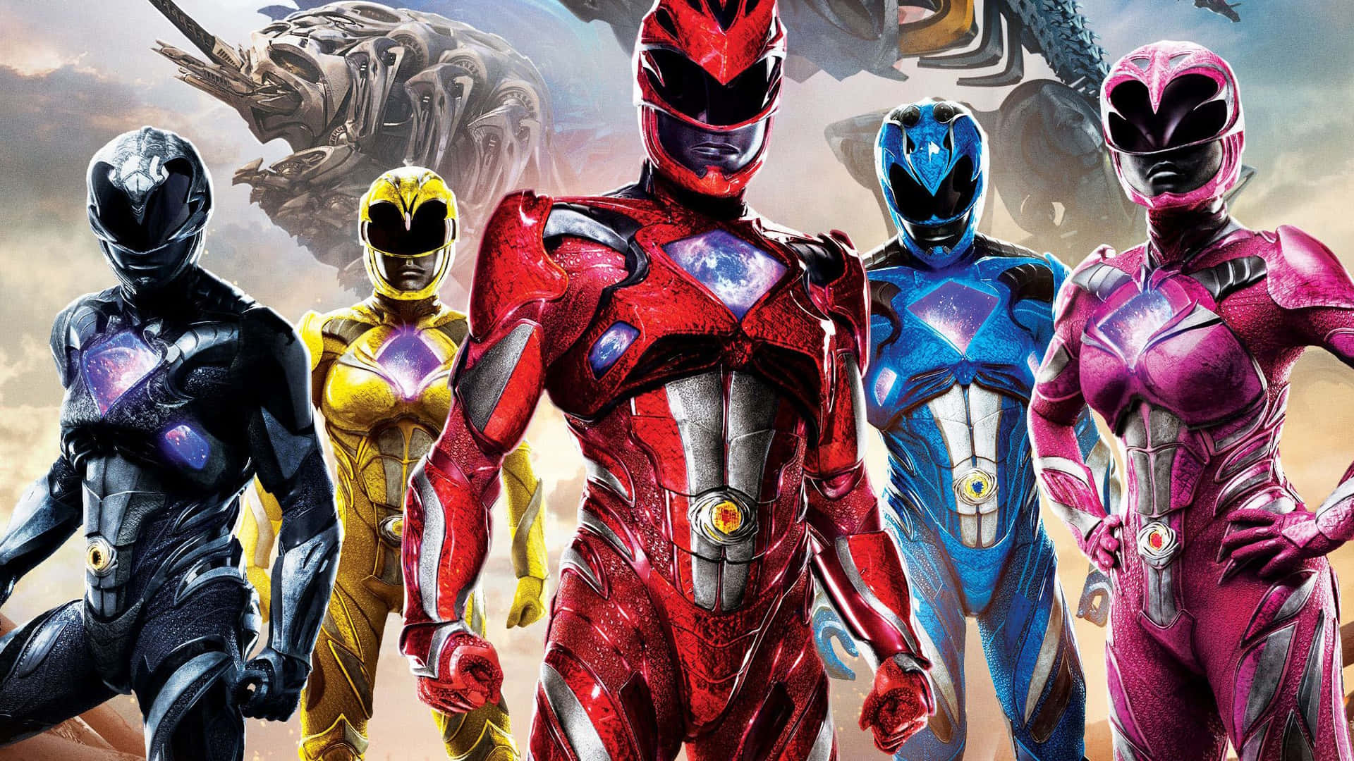 The Mighty Power Rangers Squad Poised for Action
