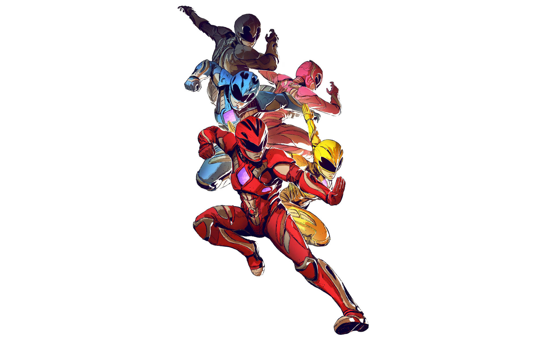 Power Rangers 2017 Art Wallpaper