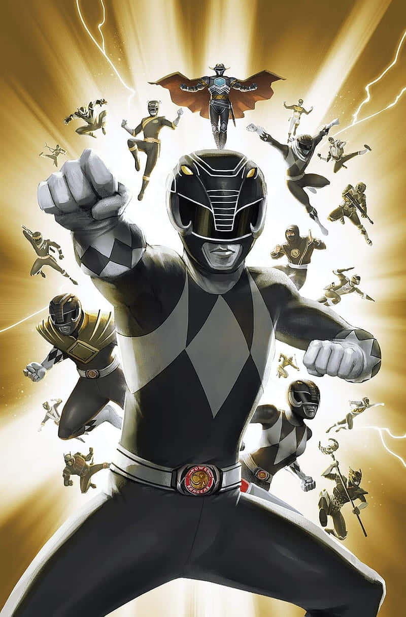 Power Rangers Black Ranger Dominance Wallpaper