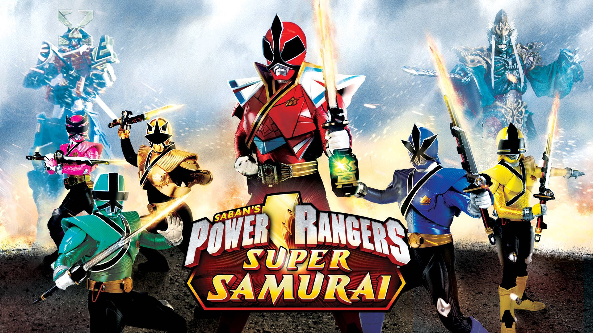 Power Rangers - The Mighty Super Samurai Force Wallpaper