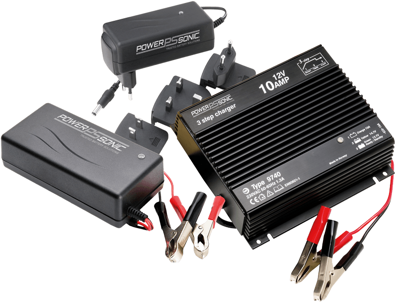 Power Sonic Battery Chargers Collection PNG