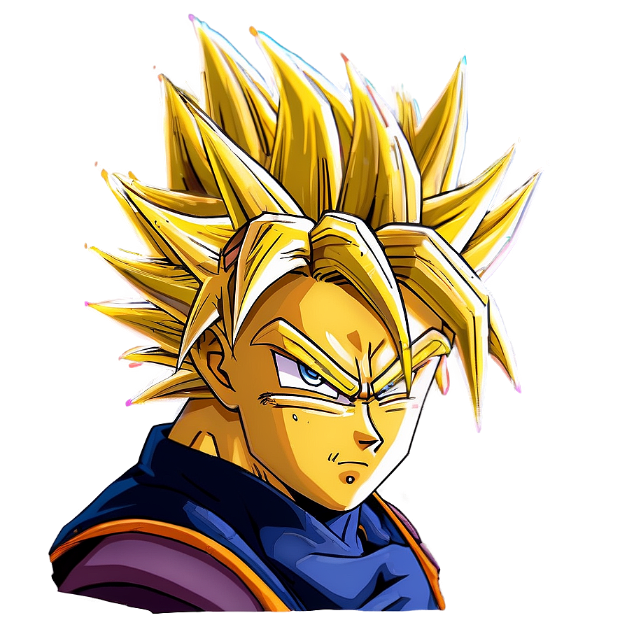 Power Super Saiyan Hair Png Tng34 PNG