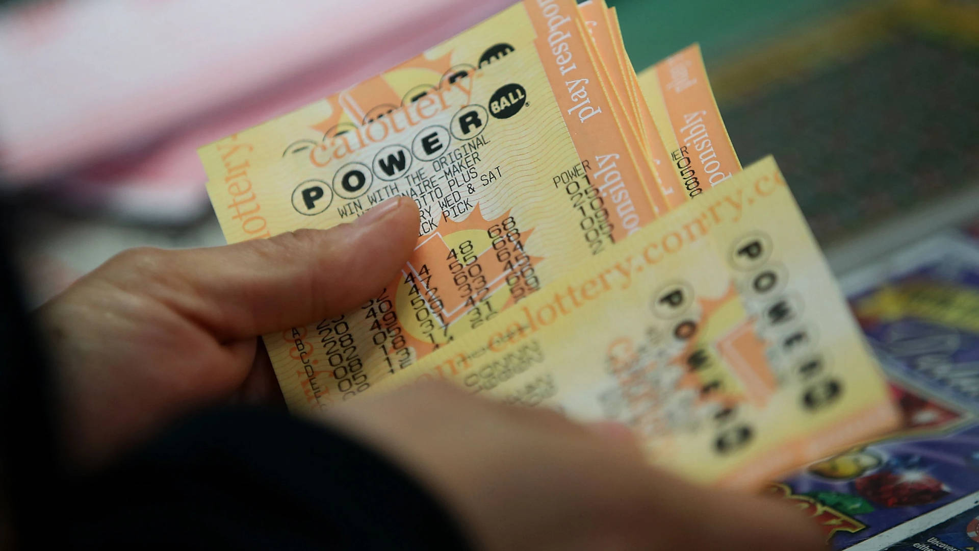 PowerballTickets (in the context of computer or mobile wallpaper): Powerball-Tickets. Wallpaper