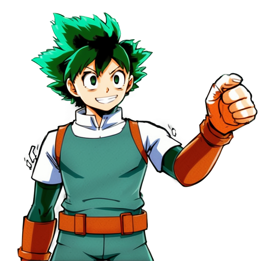 Download Powered Up Deku Png 99 | Wallpapers.com