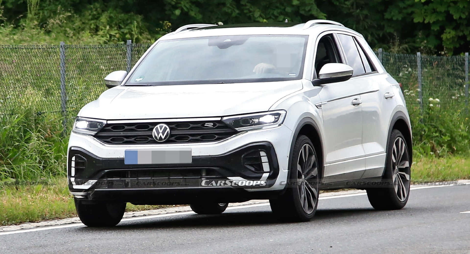 Powerful And Stylish Volkswagen T-roc In Its Element Wallpaper