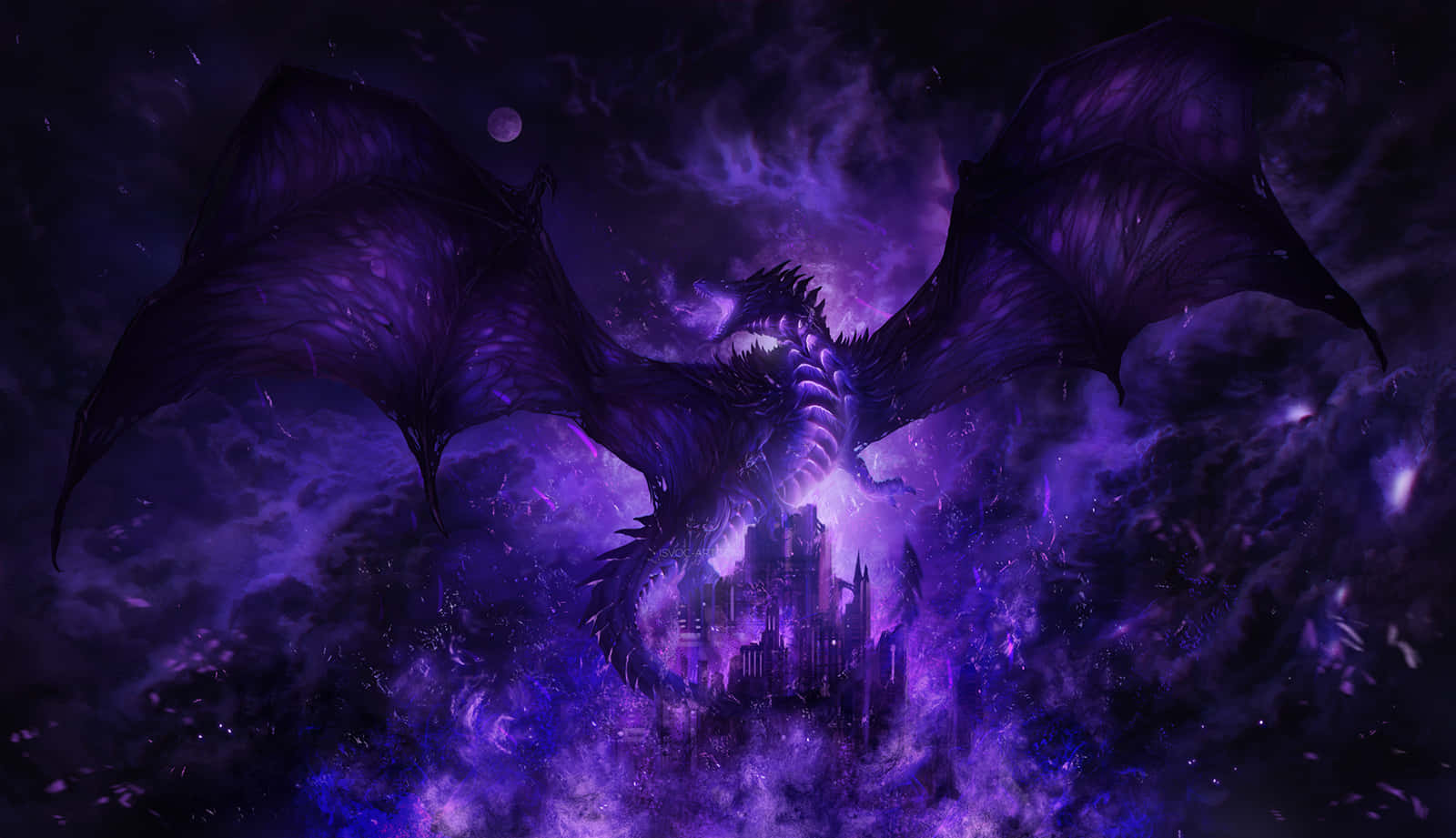 Harness the Power of a Legendary Dragon Wallpaper