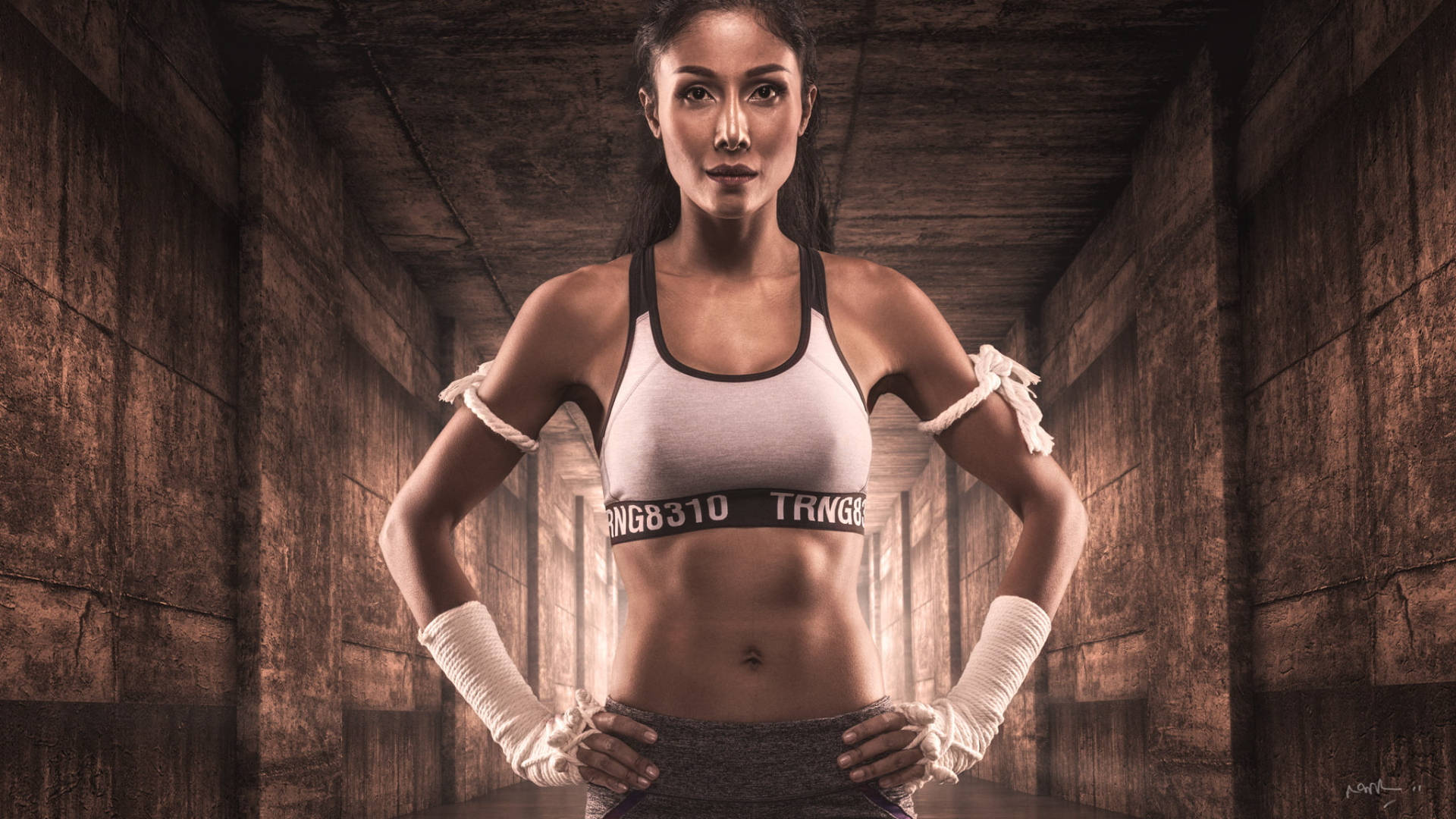 Powerful Muay Thai Woman