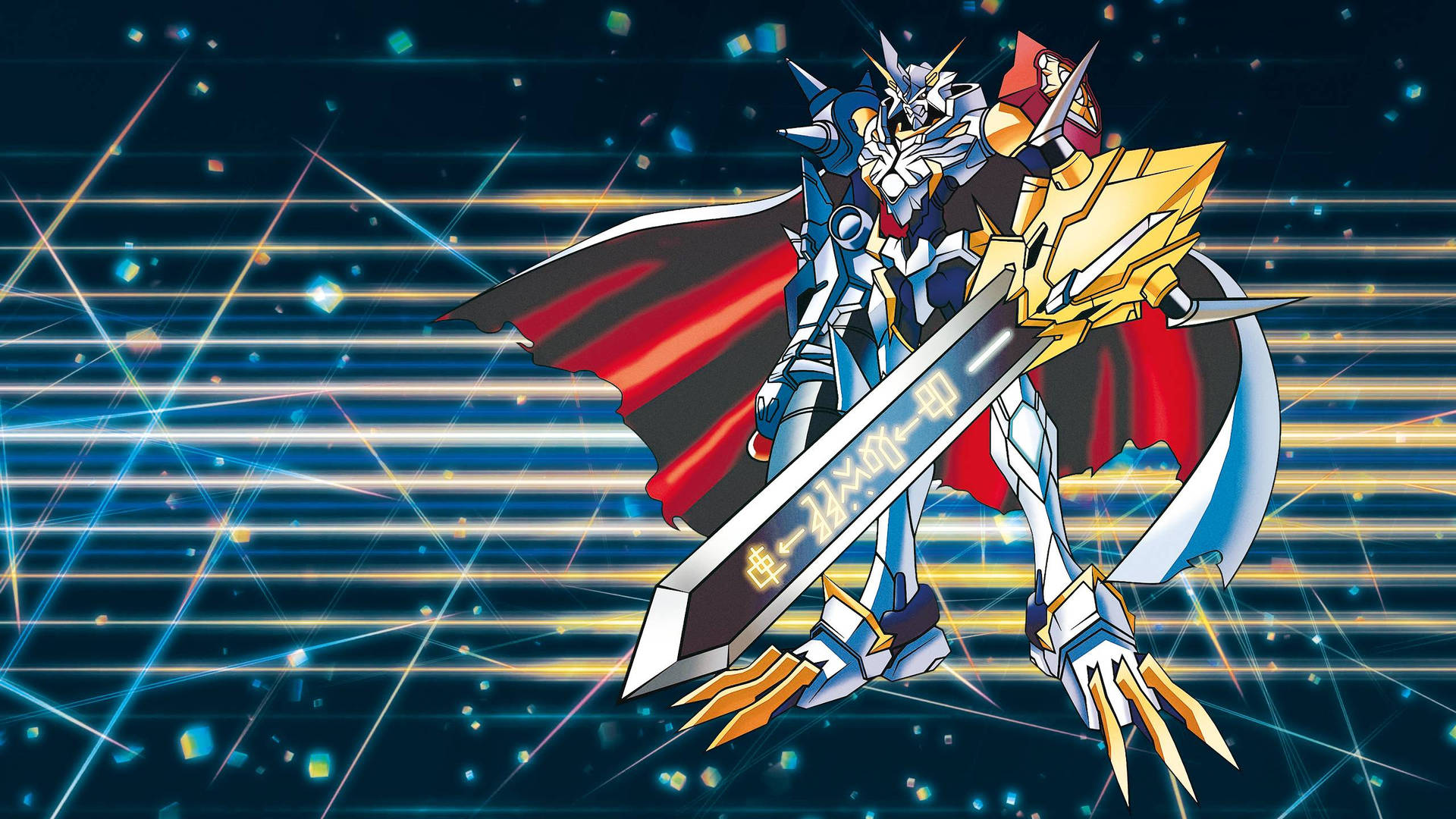 Powerful OmnimonX In Digimon HD Wallpaper