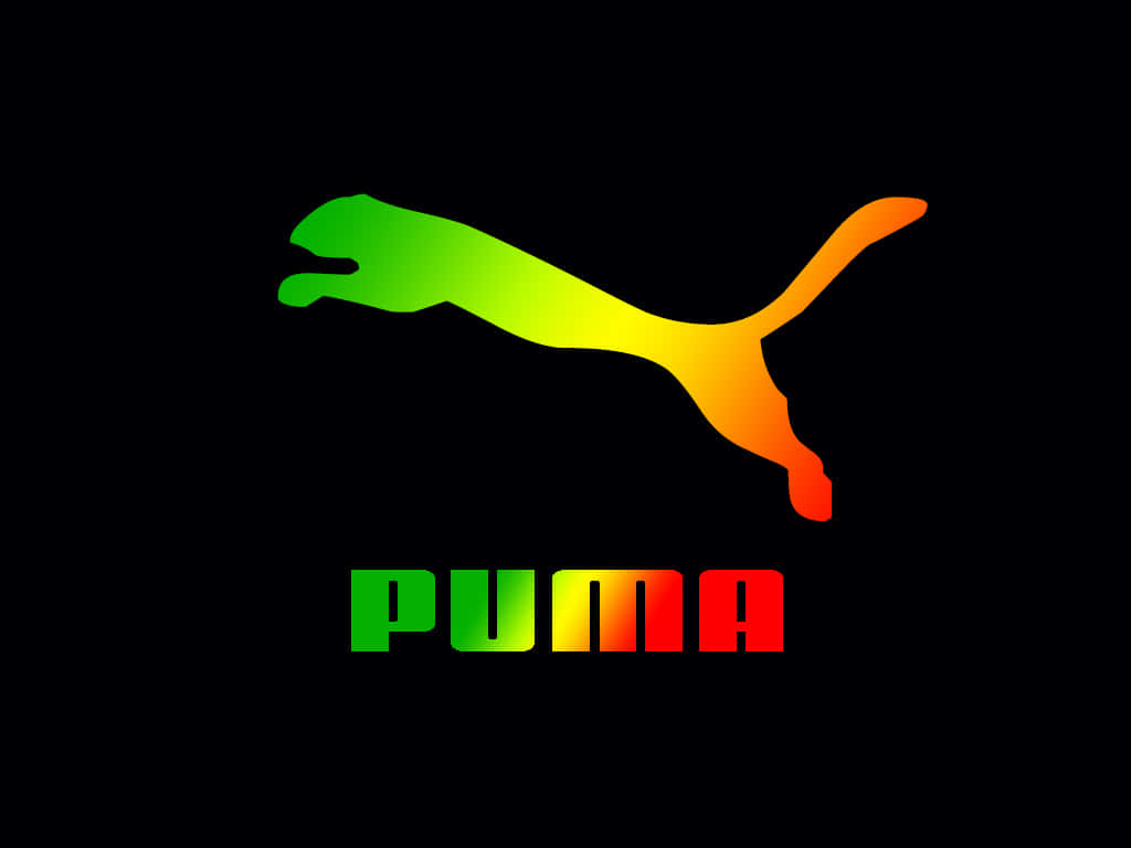 Powerful Puma Logo Embodying Speed And Energy Wallpaper