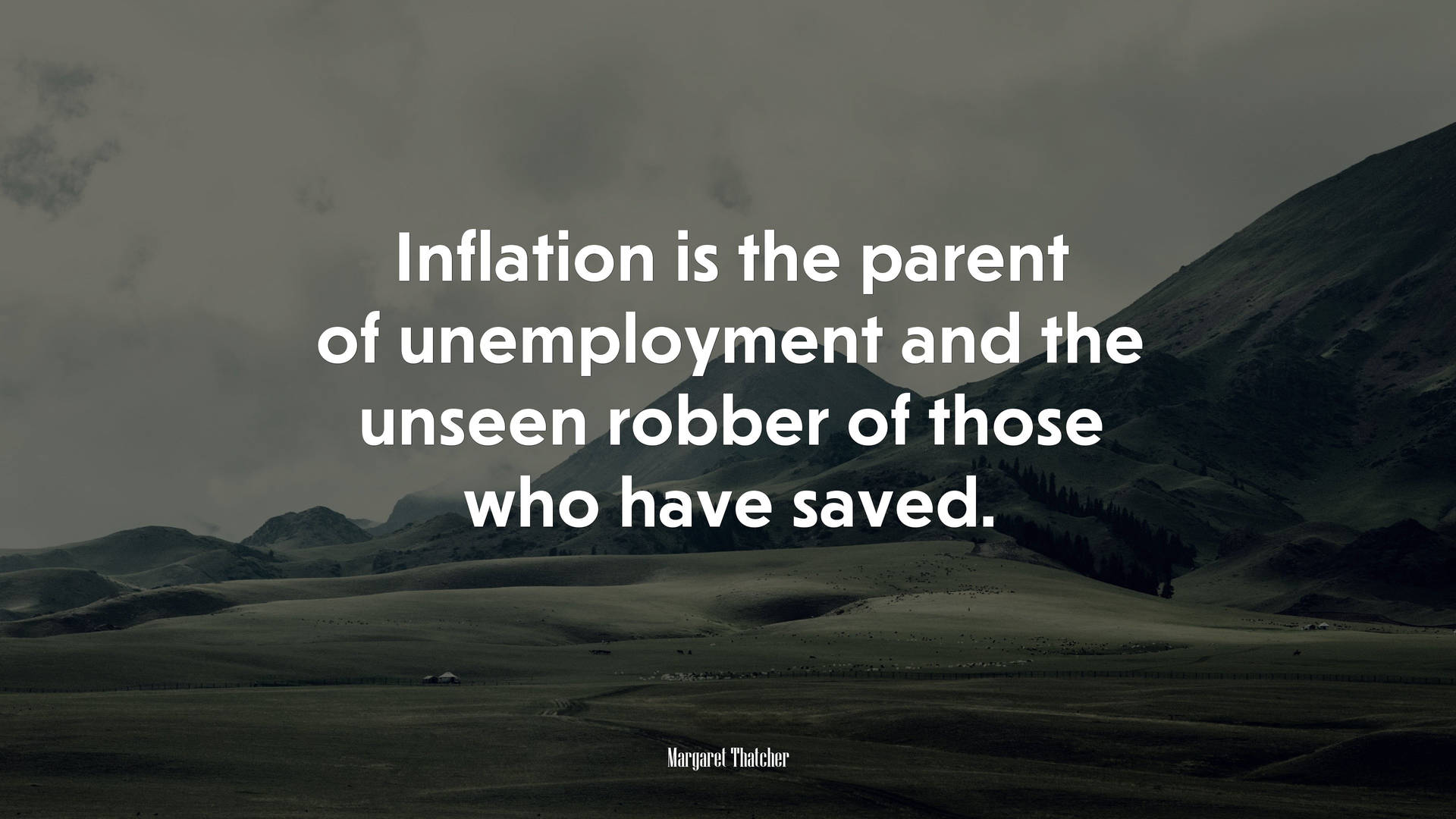 Powerful Quote About Unemployment Inflation Wallpaper