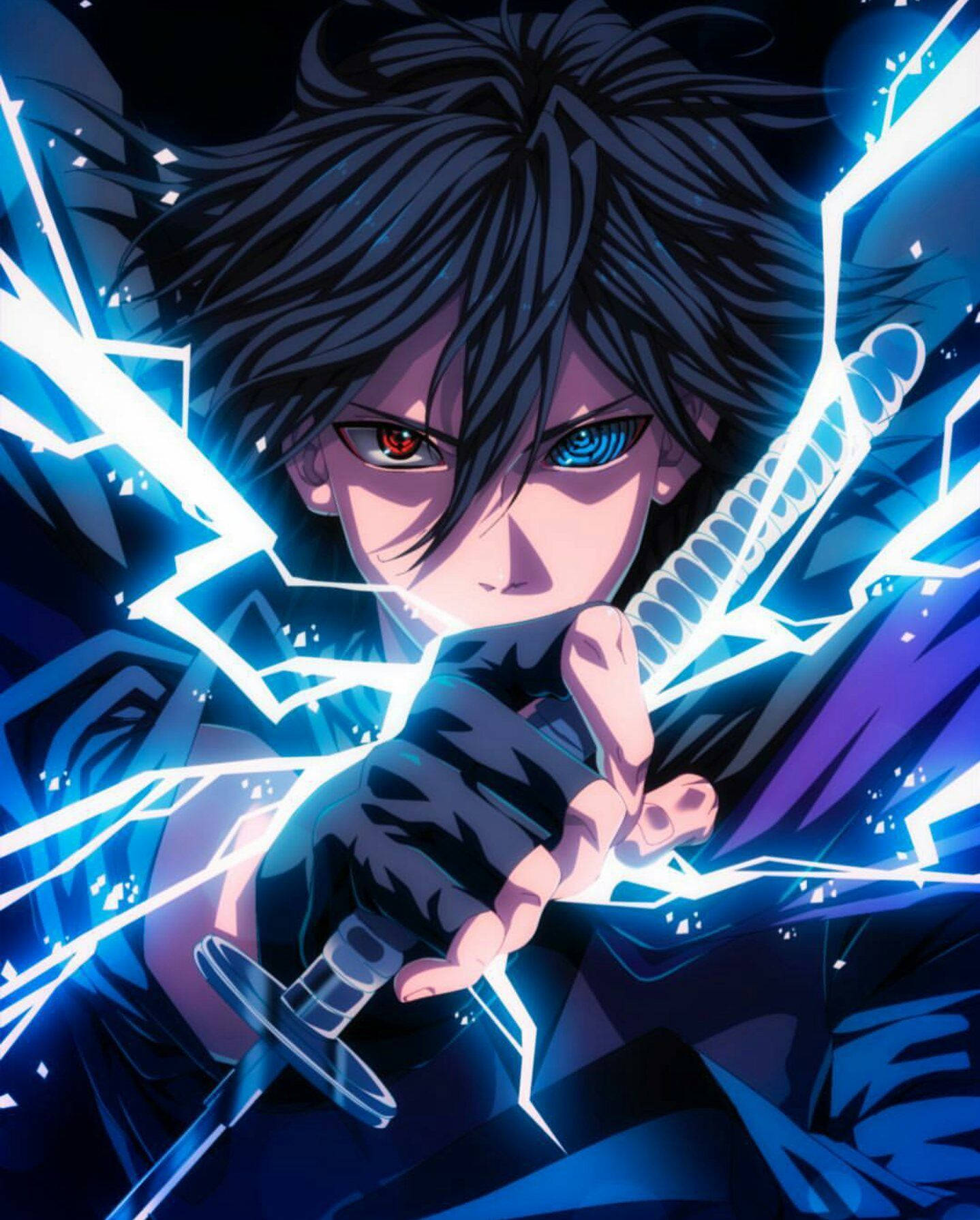 Powerful Sasuke Naruto Iphone Anime Wallpaper