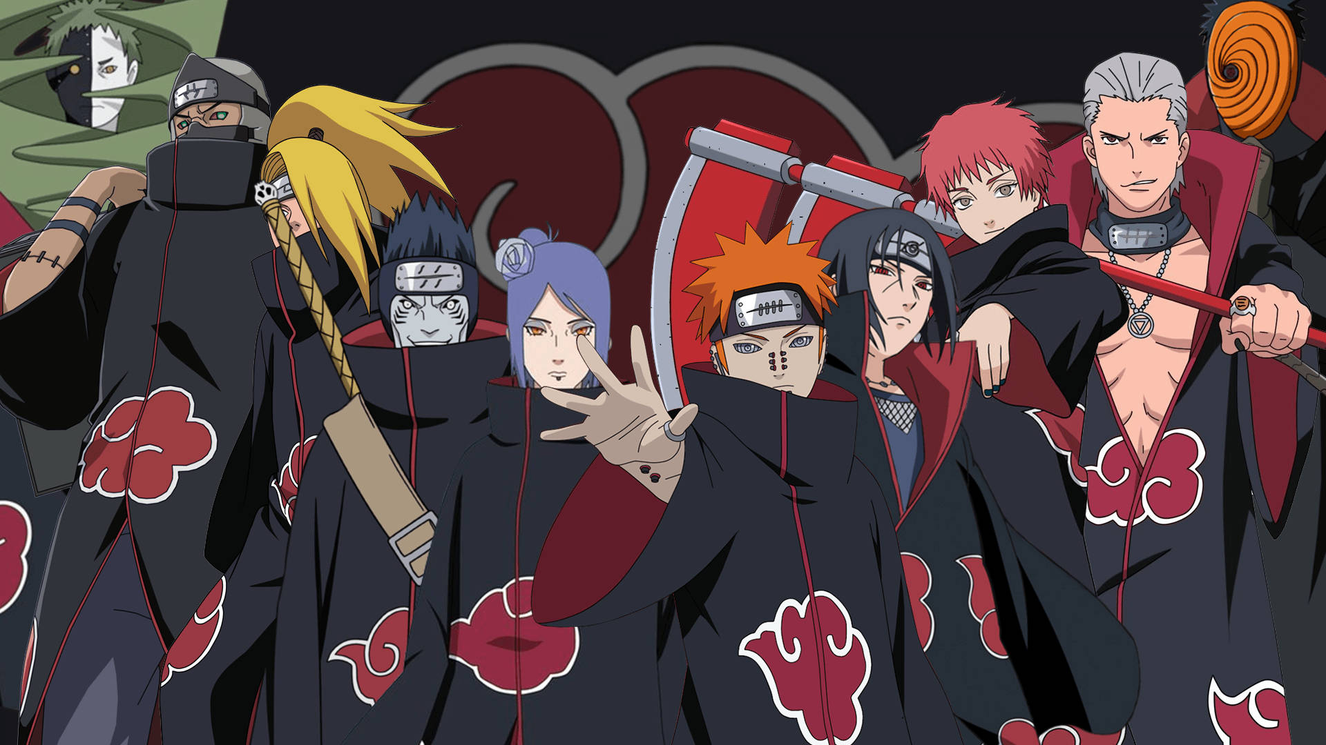 Anime  Naruto Akatsuki HD tải xuống hình nền
