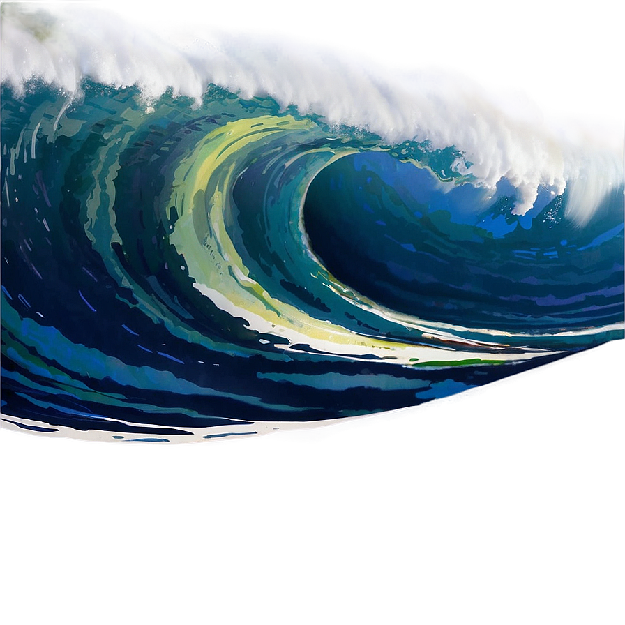 Powerful Wave Png Dth20 PNG