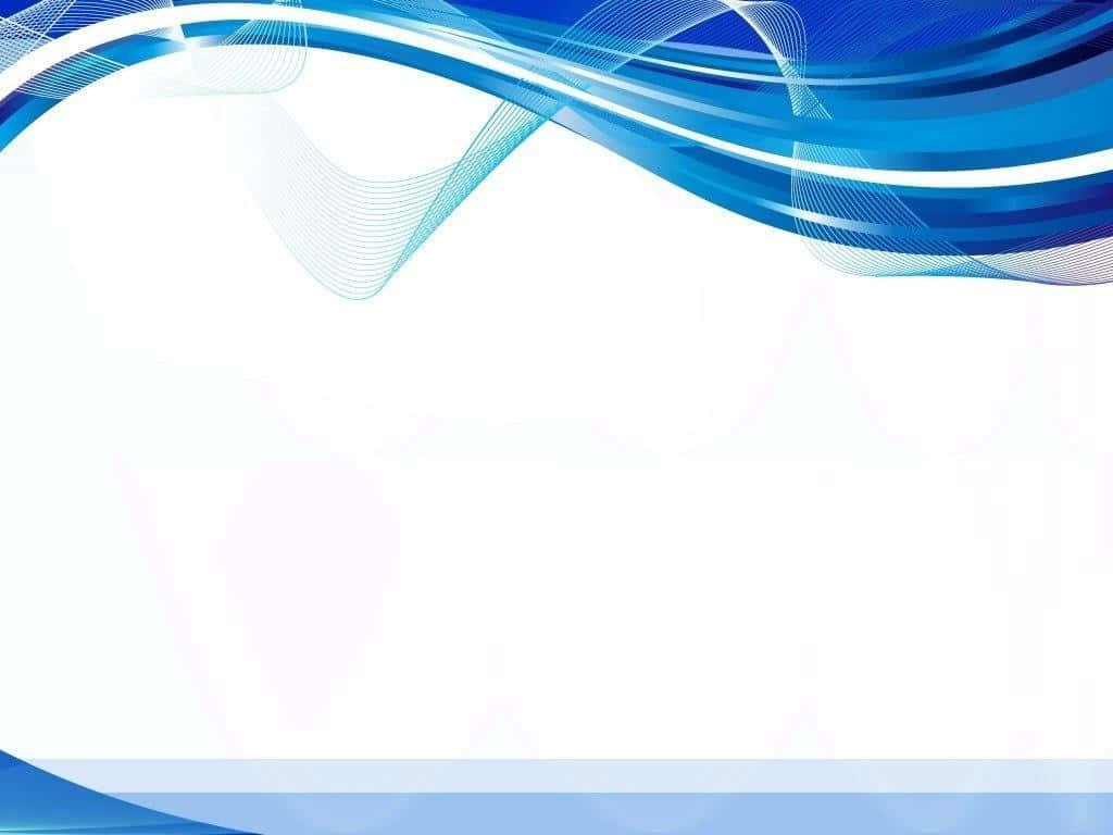 blue wave background with white space