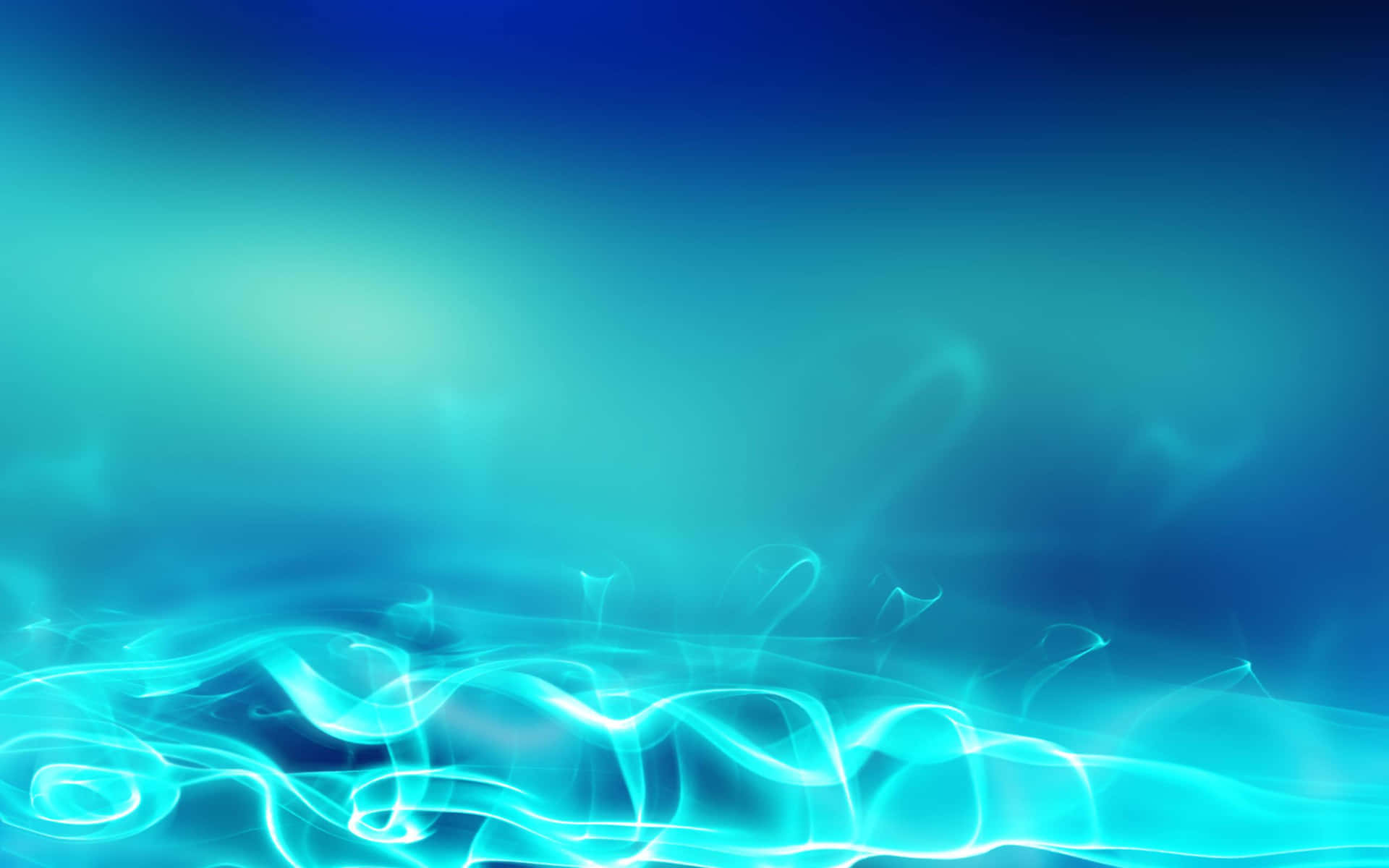 Blue Abstract Background With A Blue Light