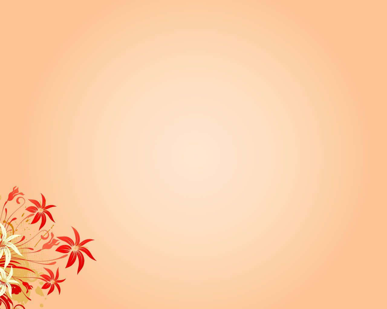 a background with flowers and leaves on it