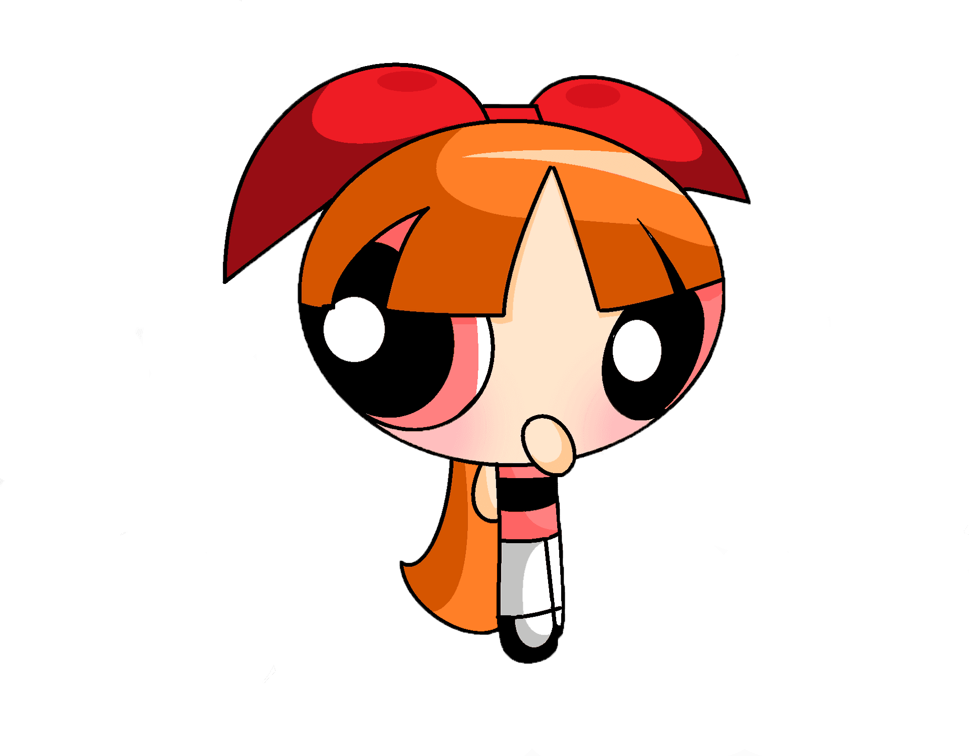 Powerpuff Girl Blossom Character PNG