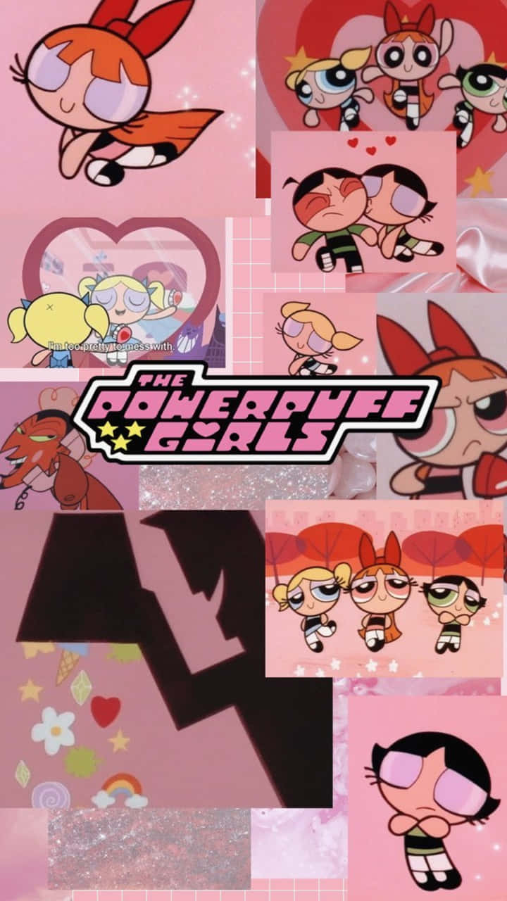 Get your superpowers back with a Powerpuff Girls Aesthetic Wallpaper
