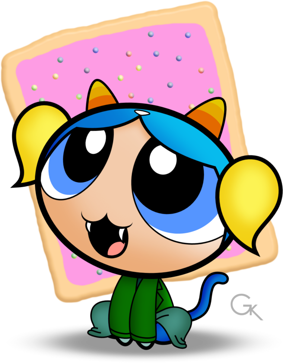 Download Powerpuff Girls Bubbles Cat Costume | Wallpapers.com