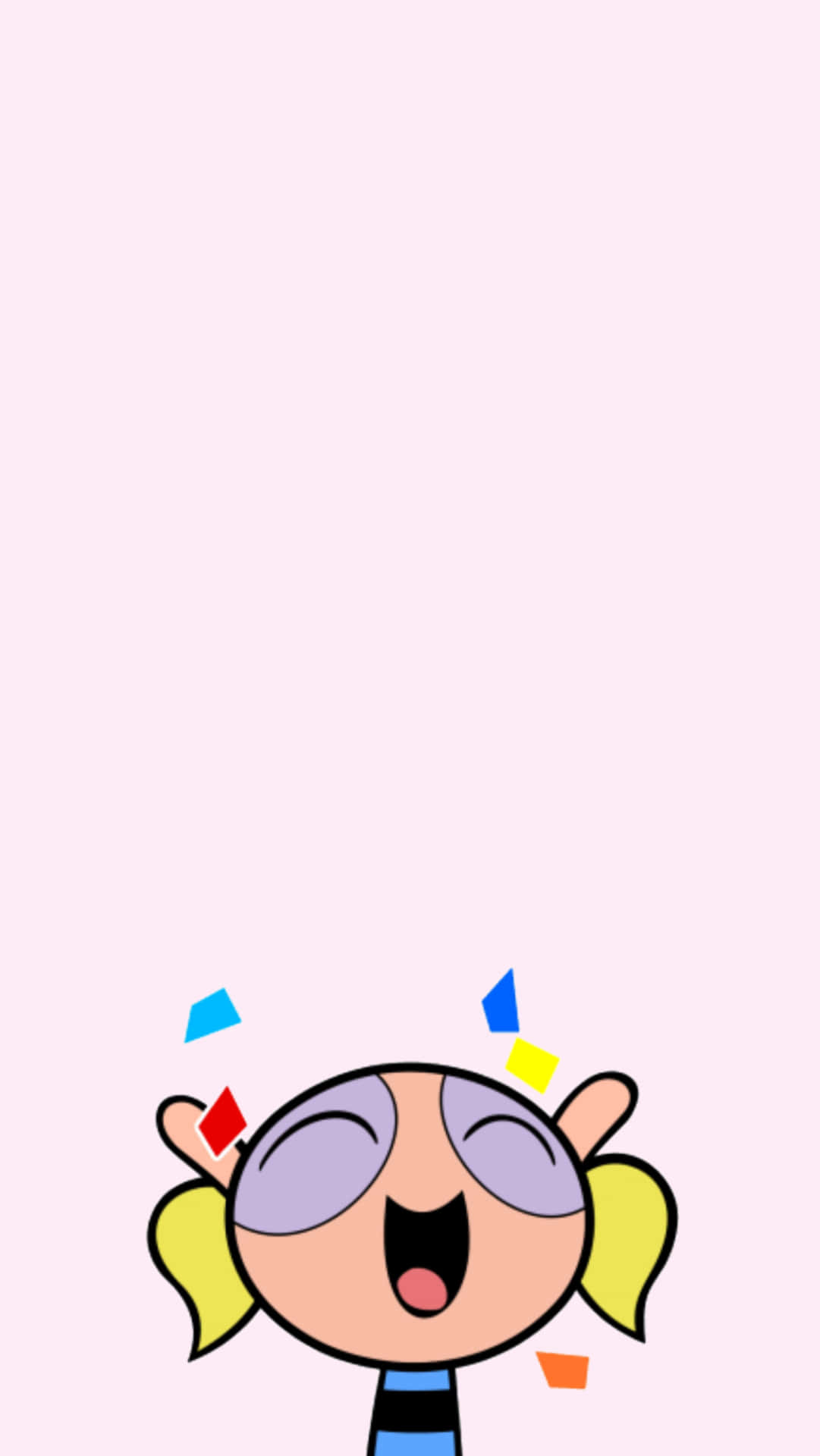 "Bubbles, the spunky and cute Powerpuff Girl." Wallpaper