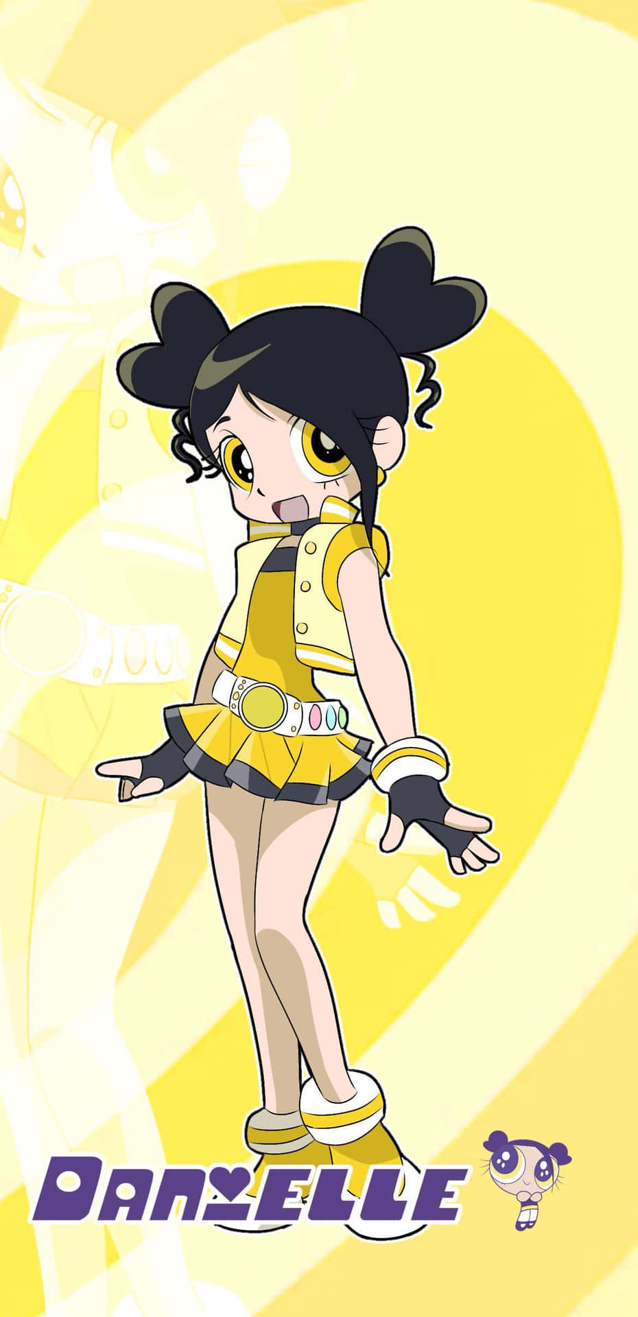 Powerpuff Girls Danse Elle Yellow Theme Wallpaper