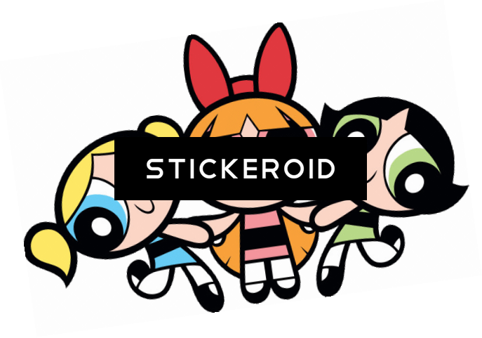 Powerpuff Girls Group Pose PNG