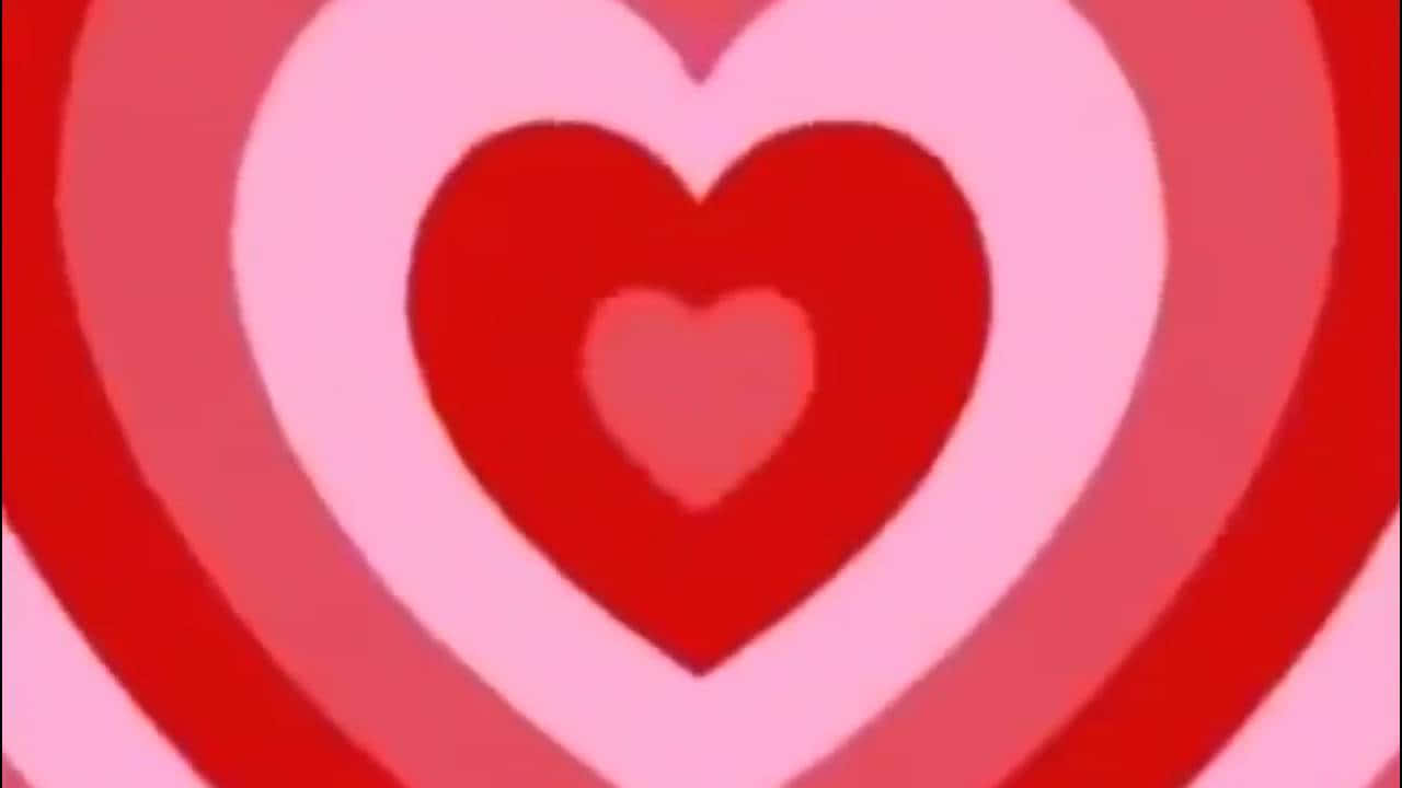 Show your love for the Powerpuff Girls with this romantic Heart background. Wallpaper