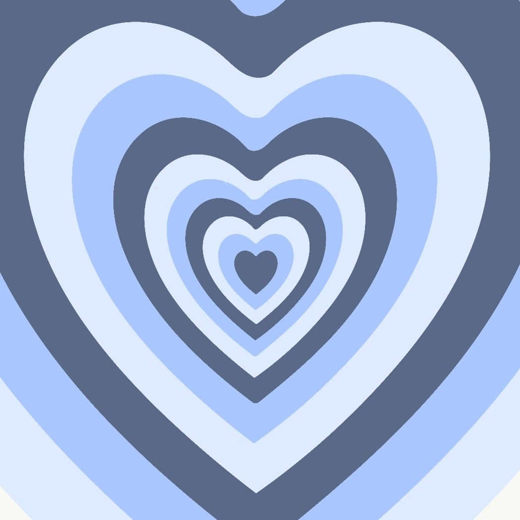 Pastel Blue Powerpuff Girls Heart Wallpaper