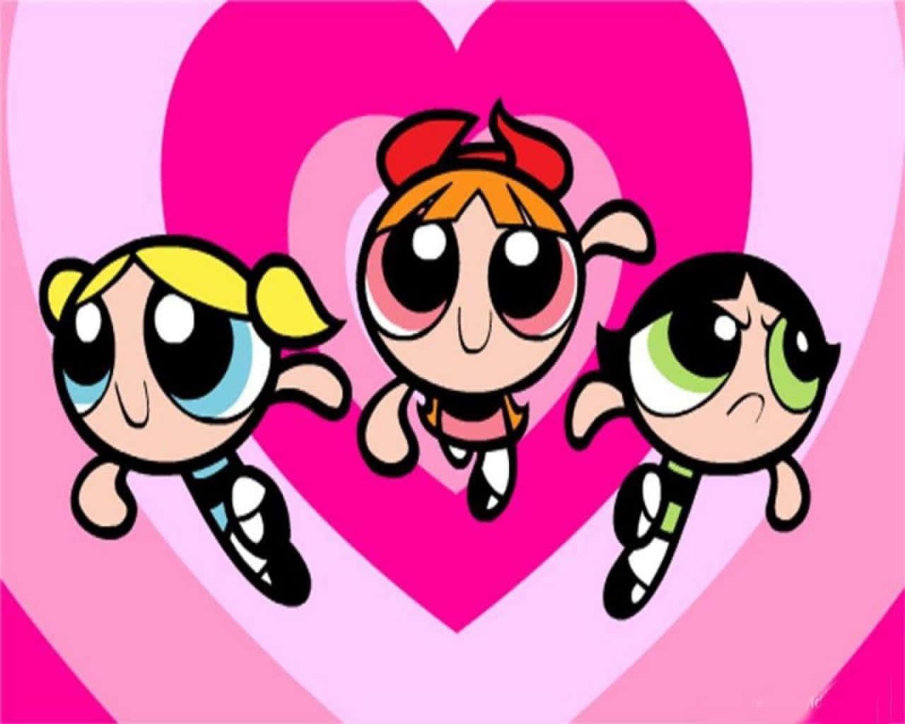 Feel the love of Blossom, Bubbles, and Buttercup! Wallpaper