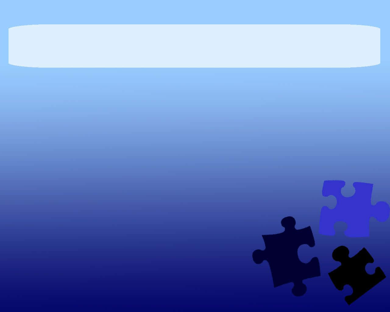 Puzzle Pieces Blue Ppt Background