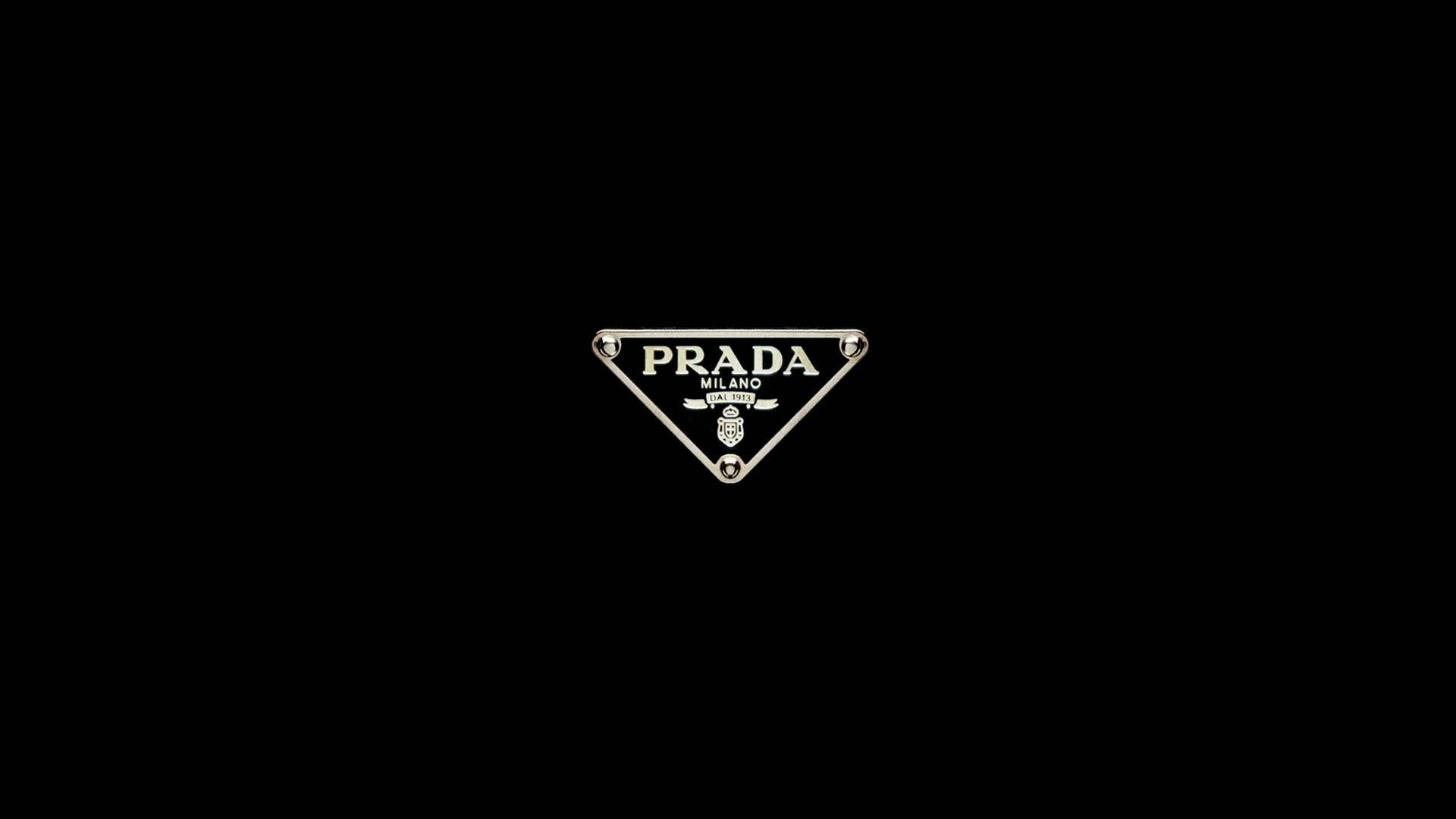 Download Prada Logo For Fashion Brands Wallpaper 