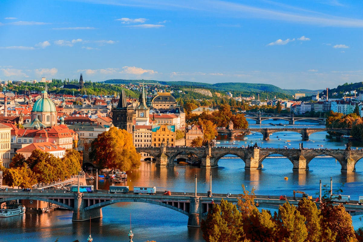Prague And Bridges Picture