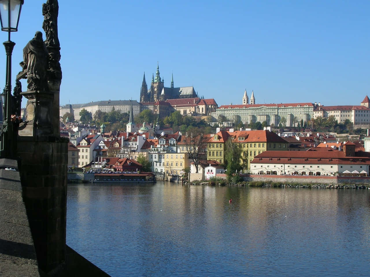 Prague Castle Morning View Wallpaper