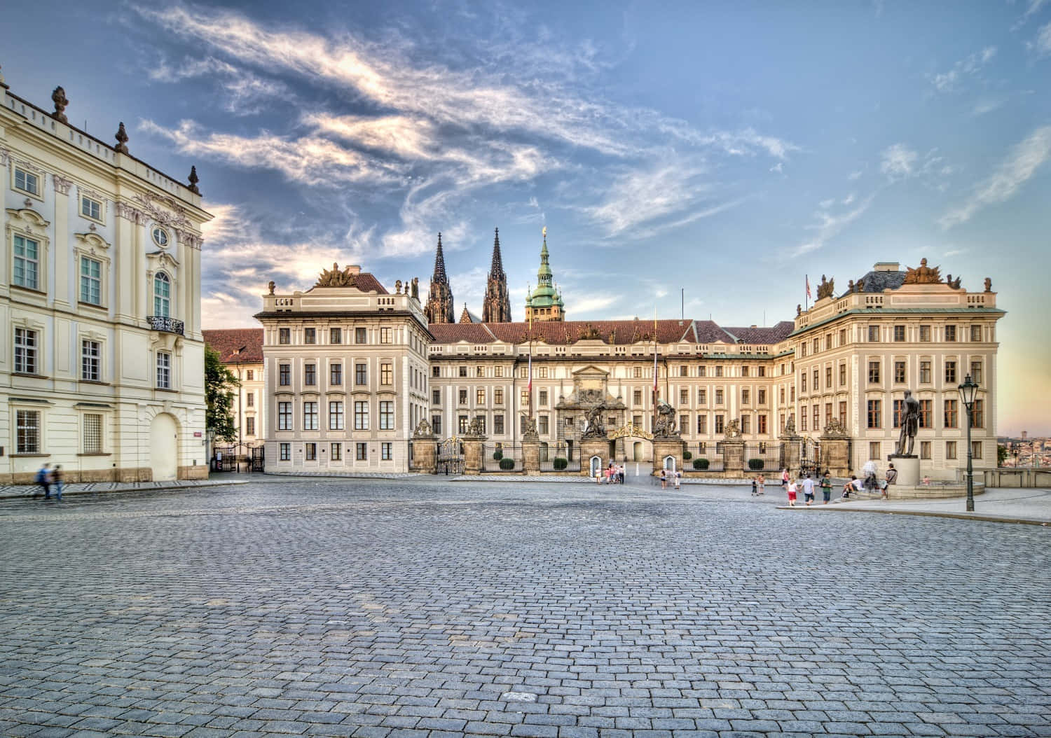 Prague Castle Snap From Hradcany Square Wallpaper