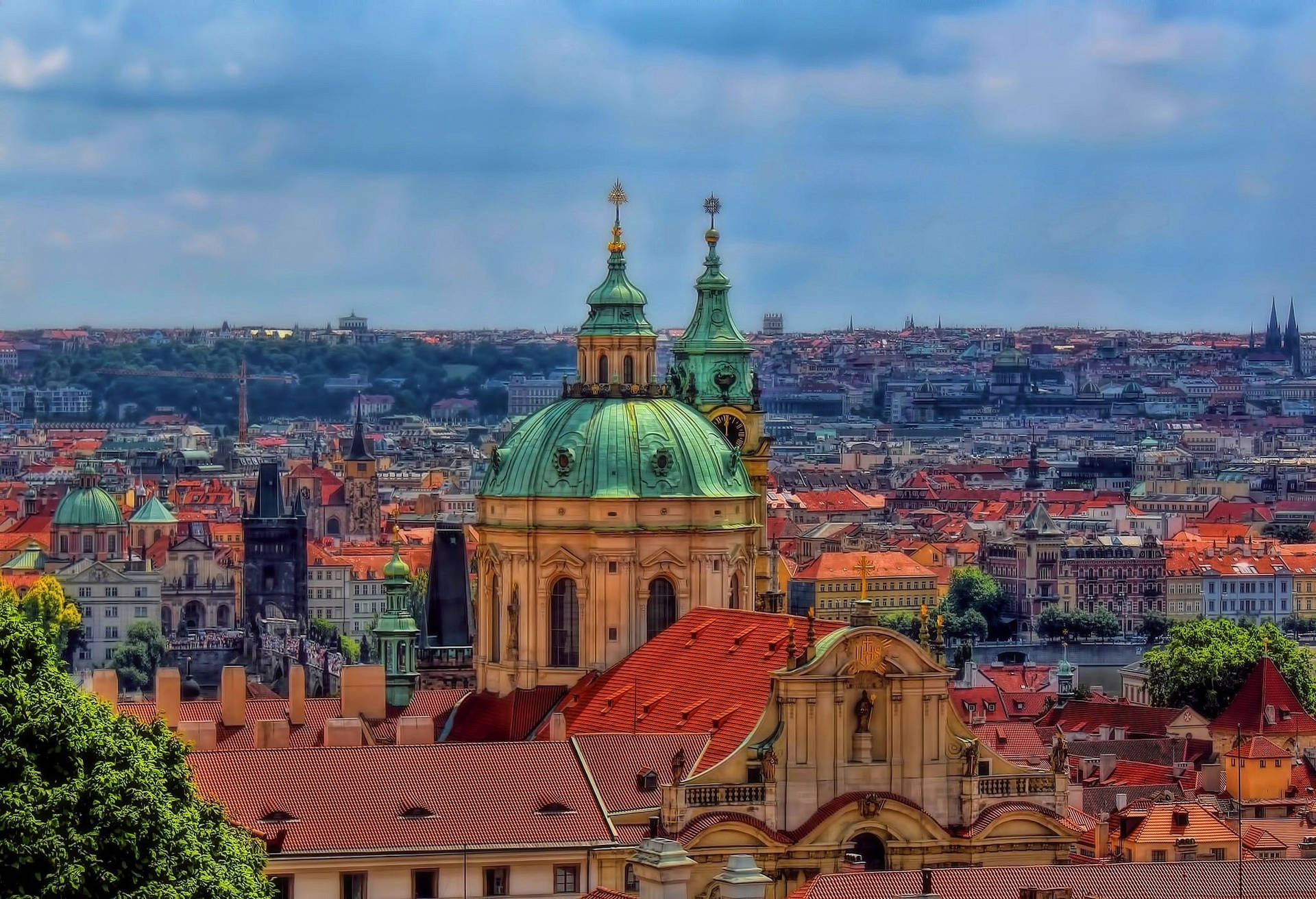 Prague Cityscape Czech Republic