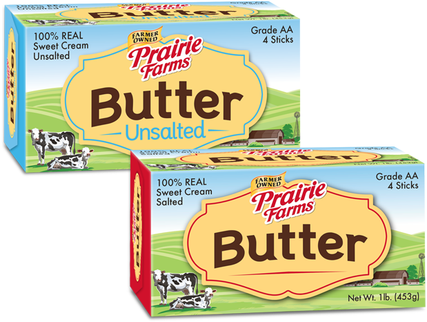 Prairie Farms Butter Boxes PNG