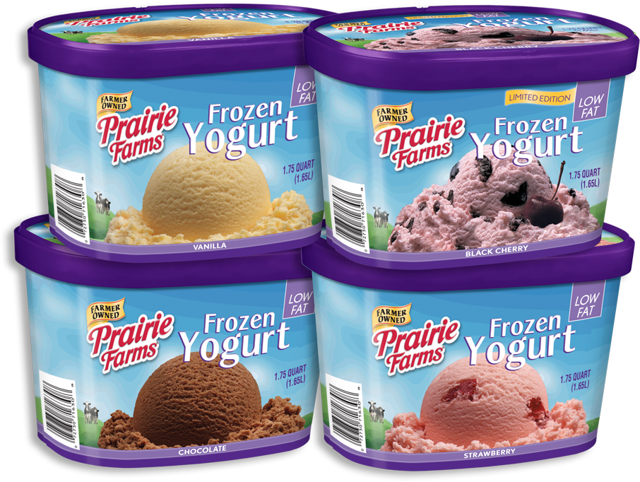 Prairie Farms Frozen Yogurt Variety PNG