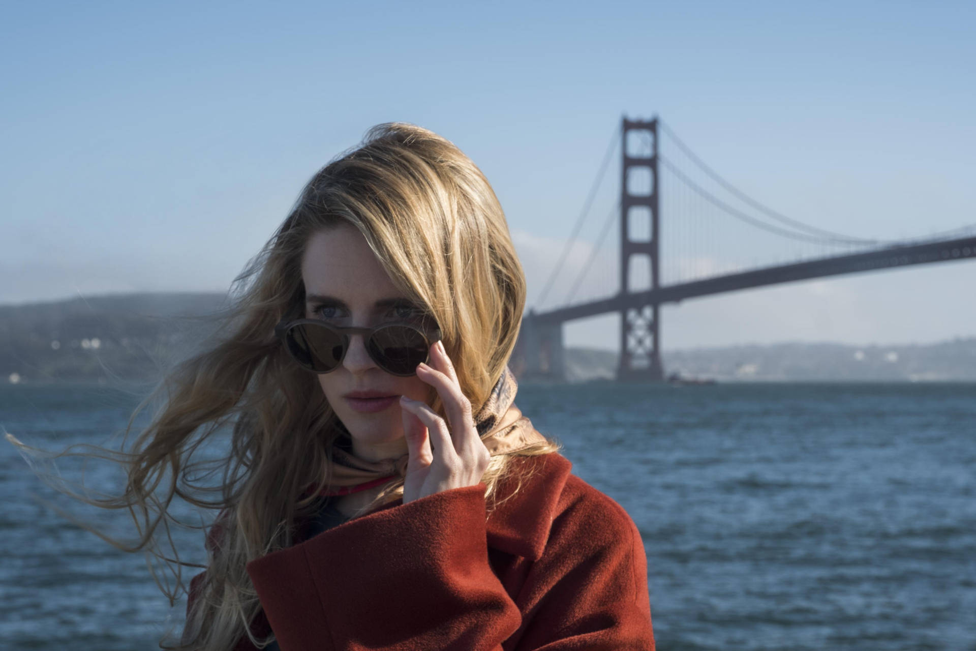 Prairie Johnson Of The Oa With Sunglasses Wallpaper