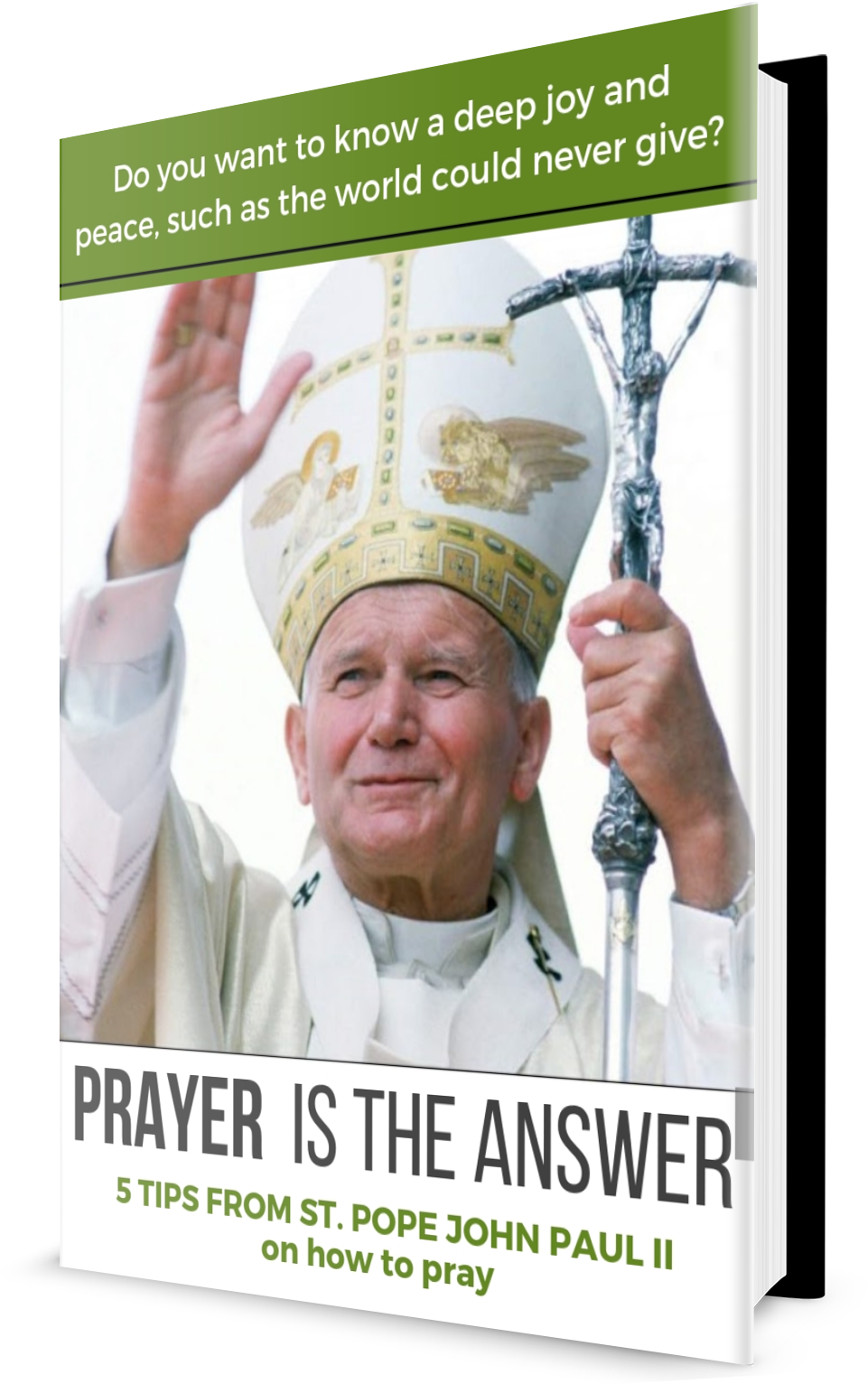 Prayer Is The Answer Book Cover PNG