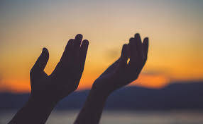 Prayer Open Hands Sunset Wallpaper