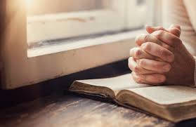 Prayer Praying Hands Atop Bible Wallpaper