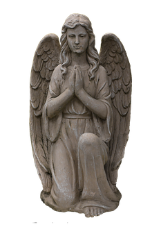 Praying Angel Statue PNG