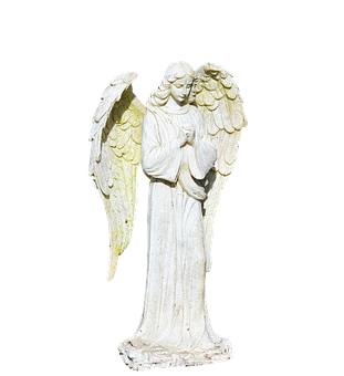 Download Praying Angel Statuette | Wallpapers.com