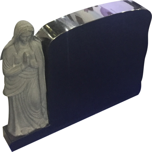 Praying Angel Tombstone Statue PNG